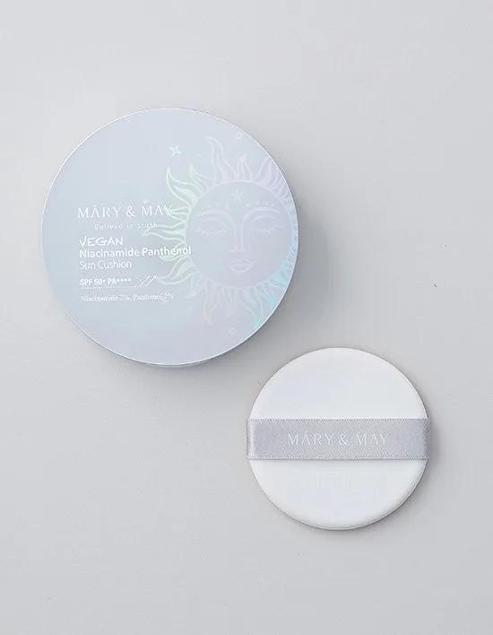 [마리엔메이] 비건 나이아신아마이드 판테놀 선쿠션 SPF50+ PA++++ 25g