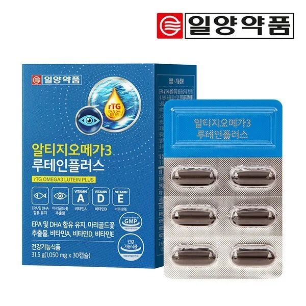 일양약품 알티지오메가3 루테인플러스 1박스1개월분