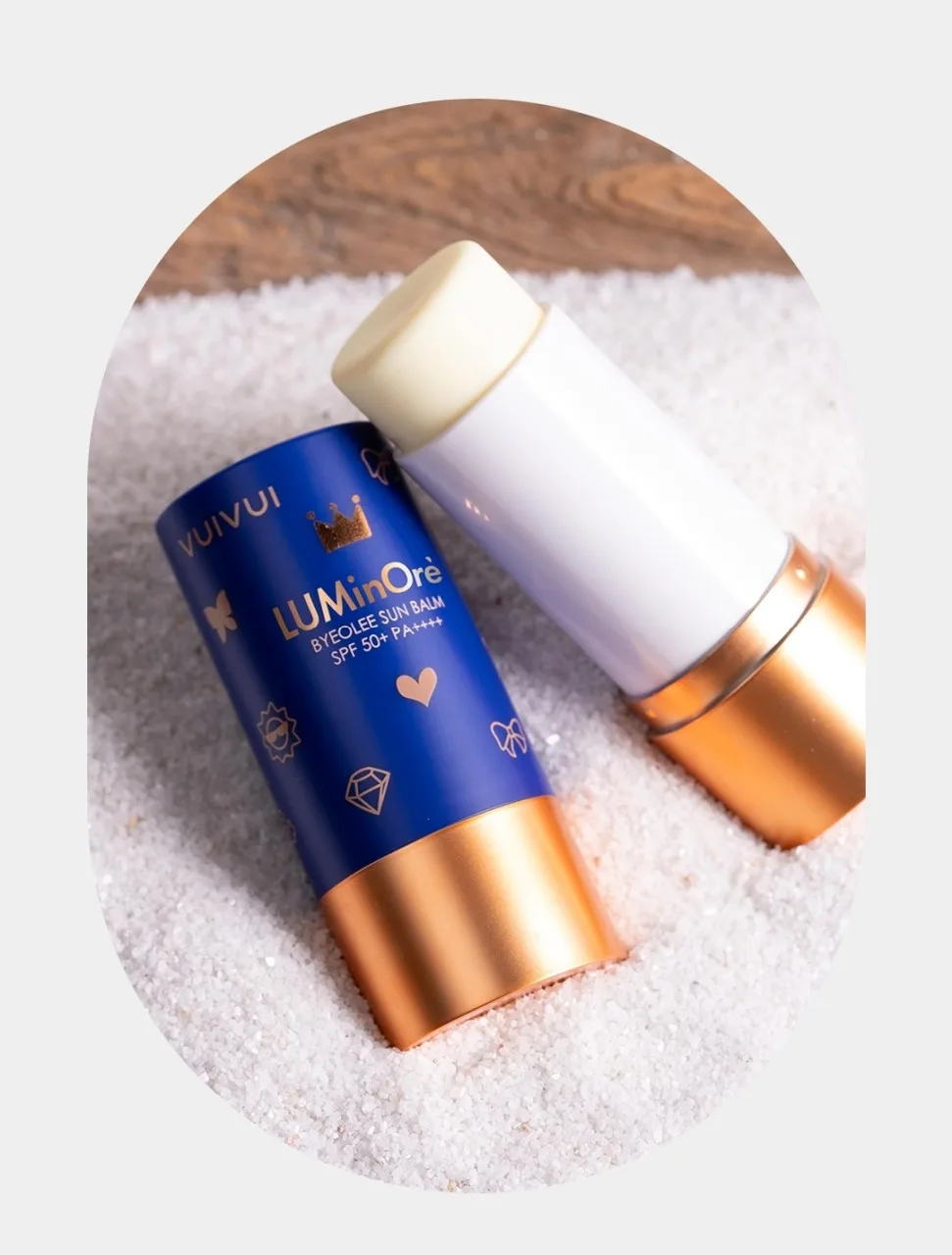 상품코드 : VU006 보송보송 쿨링 선밤 선스틱 18g SPF50+ PA++++