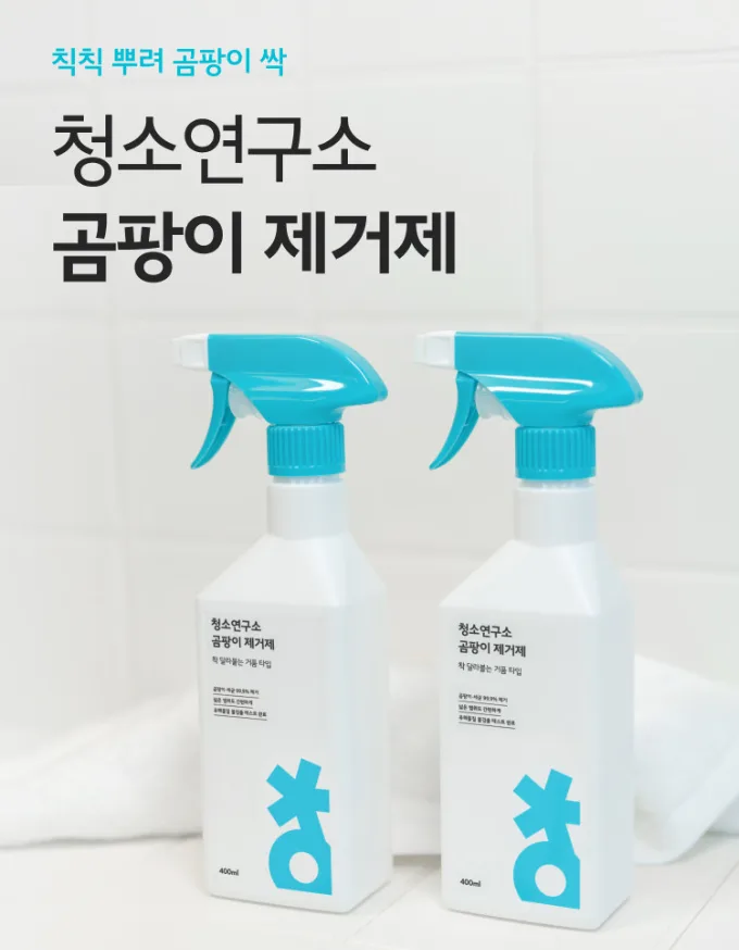 청소연구소 청소전문 곰팡이 제거제 400ml