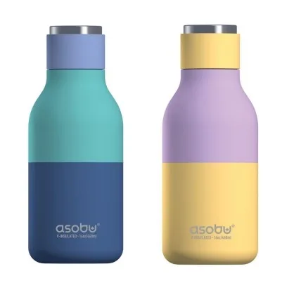 [아소부] 스텐 진공 보온보냉 텀블러 460ml 어반 파스텔