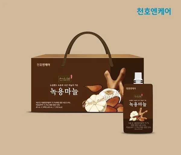[천호엔케어] 천심본 녹용마늘 80ml x 30PACK