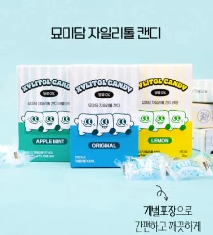 묘미담 핀란드 무설탕 자일리톨 캔디