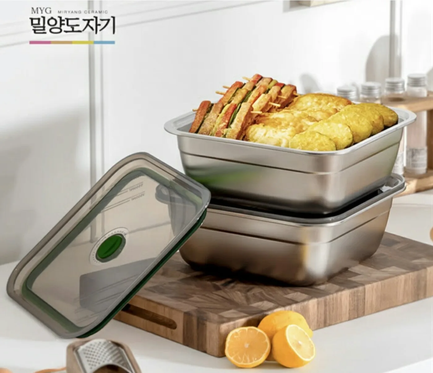 [밀양도자기] 스텐 밧드 3.2L(1p)