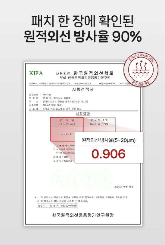 상품코드 : BSH009 빅슘 마그네슘 패치 62매
