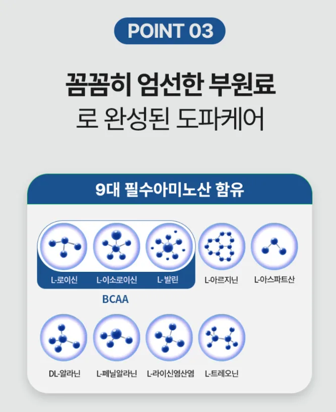 집중력 도파민 영양제 도파케어 30정(1개월분)