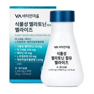 [비타민마을] 식물성 멜라토닌 10mg 함유 멜라이즈 1,100mgX30정(1개월분)