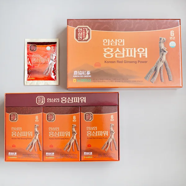 [농협 한삼인] 홍삼파워 50ml x 30포 + 쇼핑백