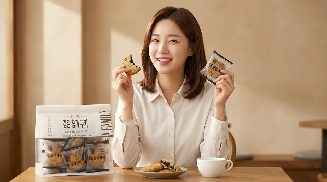 검은 참깨 쿠키 180g