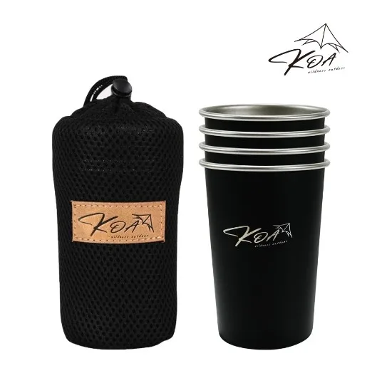 [코아] 브릭 캠핑컵 350ml (4P) (KOA-BE4P)