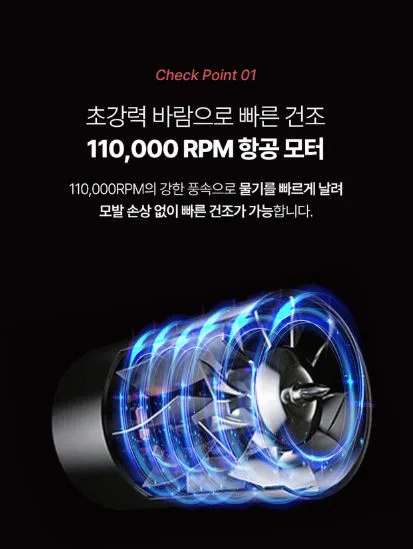 벤하임 BLDC 파워 드라이어 004DBK