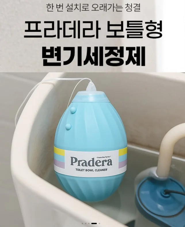 프라데라 사계절 파스텔 변기세정제 (4개입)