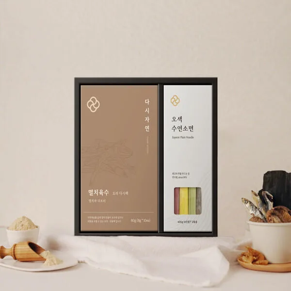 [다시자연] 장인의 오색수연면 실속세트 10호 + 쇼핑백 (신세계백화점 판매 상품)