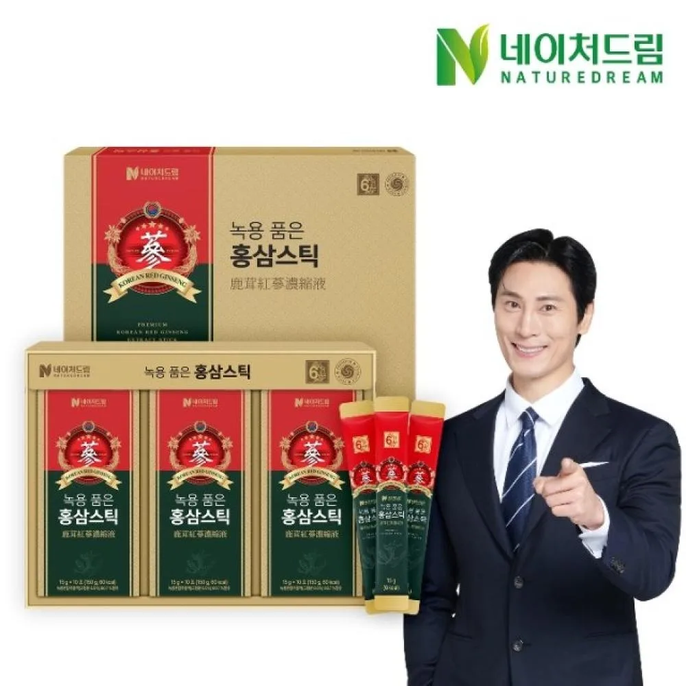[네이처드림] 녹용 품은 홍삼스틱 (15g x 30포)