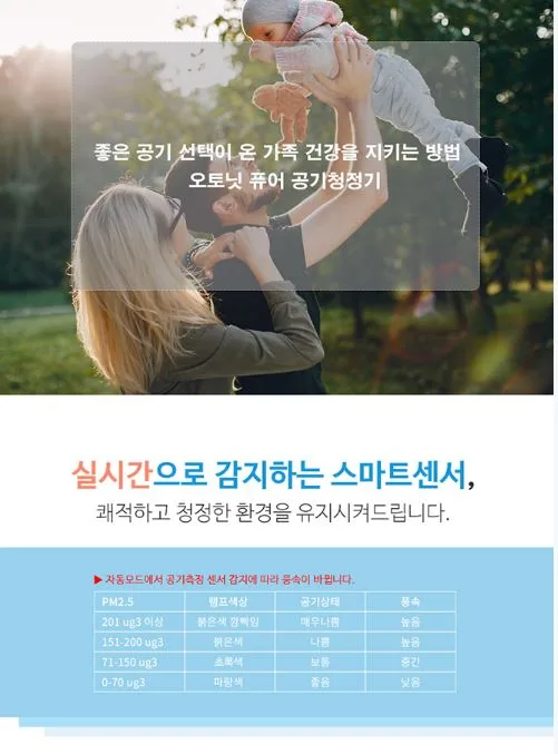 오토닛 벤토 공기청정기 JH-01