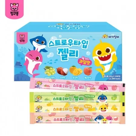핑크퐁 스트로우젤리핑크퐁 스트로우젤리 (100개입)