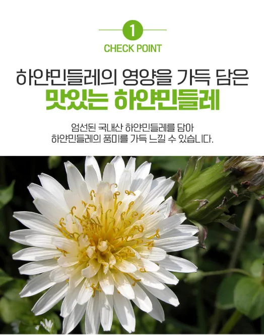 상품코드 : CND024 [참앤들] 국내산 맛있는 민들레즙 90mlx30포