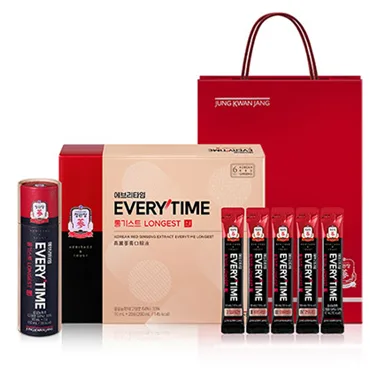 [정관장] 홍삼정 에브리타임 롱기스트 10ml x 20포 + 쇼핑백