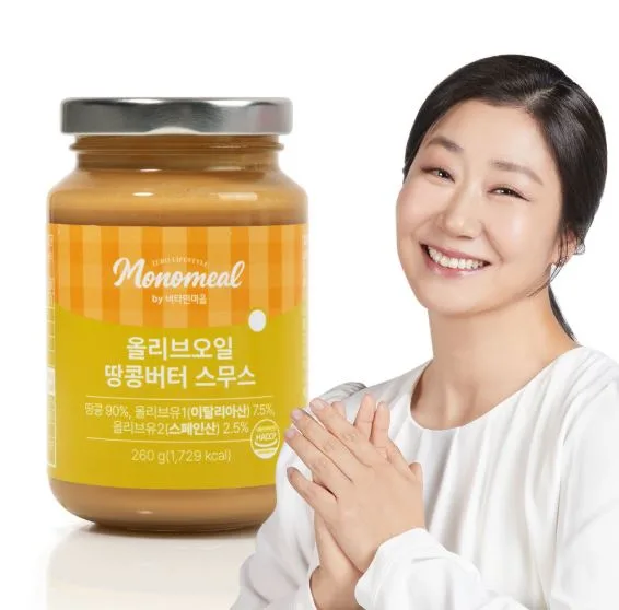 [비타민마을] 모노밀 알룰로스 올리브오일 땅콩버터 260g