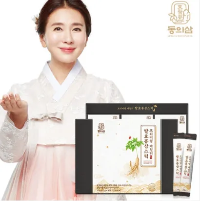 [동의삼] 프리미엄 데일리 발효홍삼스틱 (30포) + 쇼핑백포함