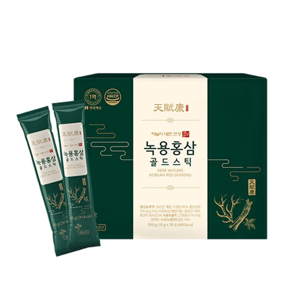 [천부강] 녹용홍삼 골드스틱 (10g x 30포)