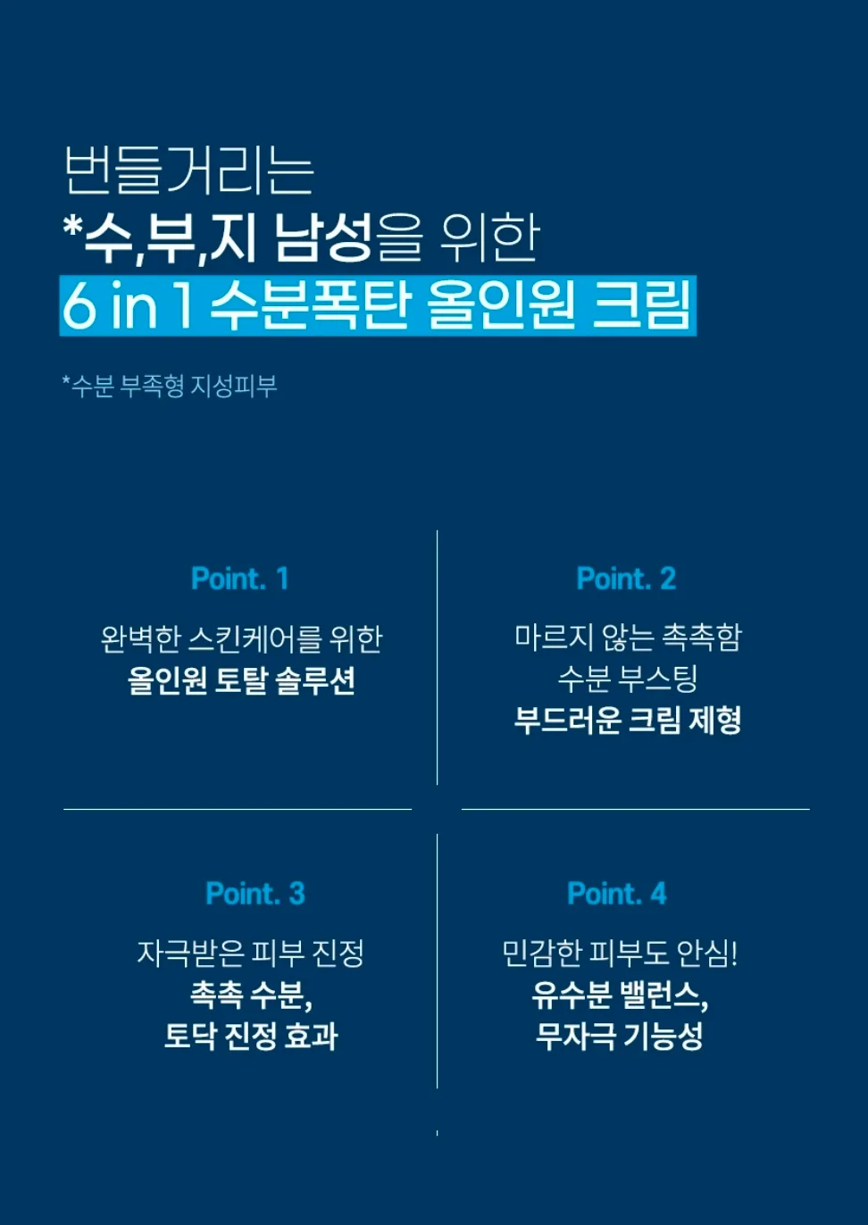 상품코드 : PT004 퓨어덤 옴므 아쿠아 하이드로 올인원 크림 200ml
