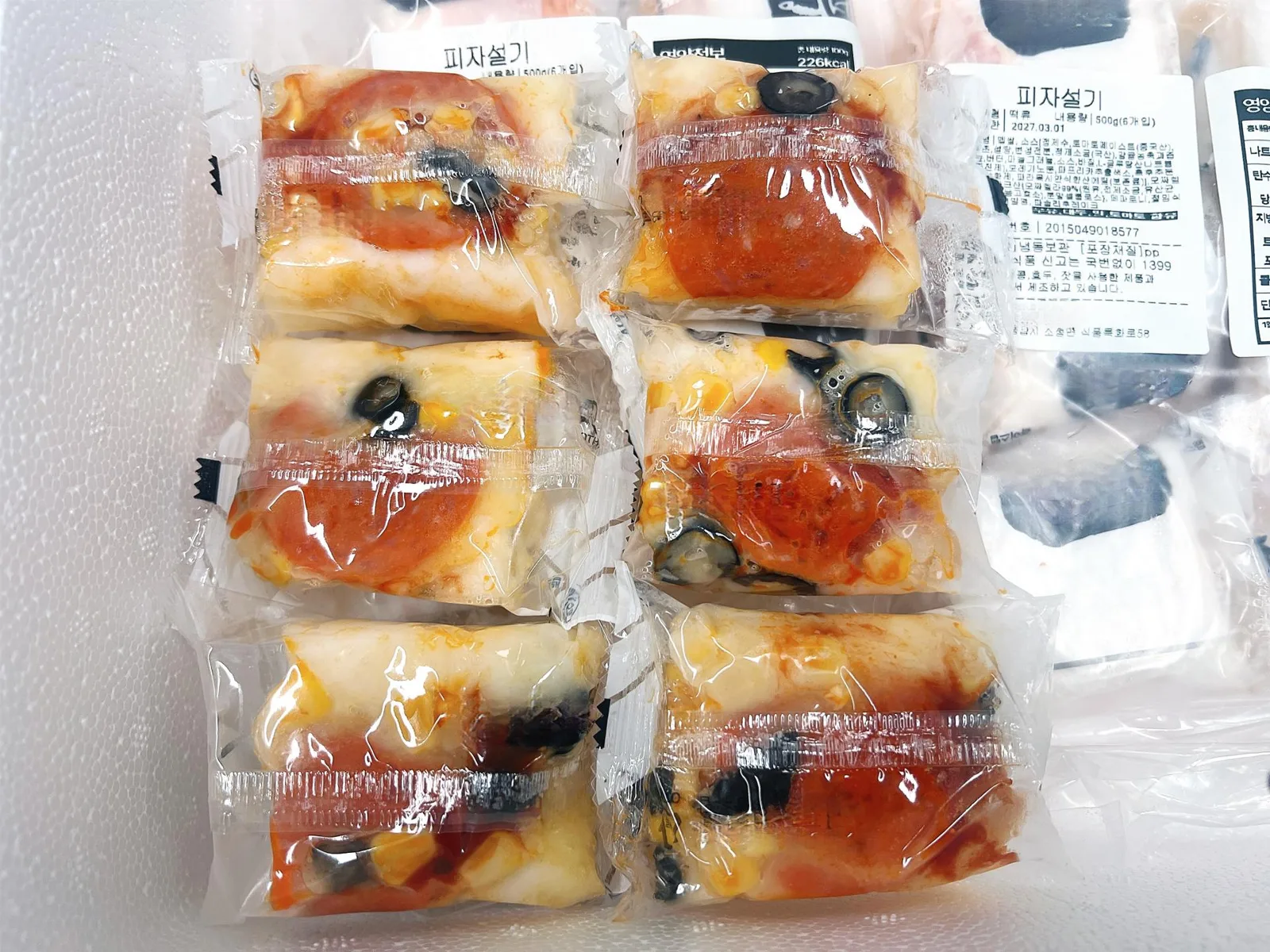 피자설기 1팩(6개입) 500g