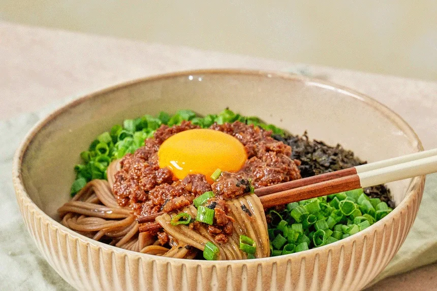 지리산처럼 달콤한 들기름 마제소바 밀키트