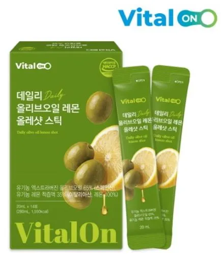 [바이탈온] 데일리 올리브오일 레몬 올레샷스틱 20ml*14포