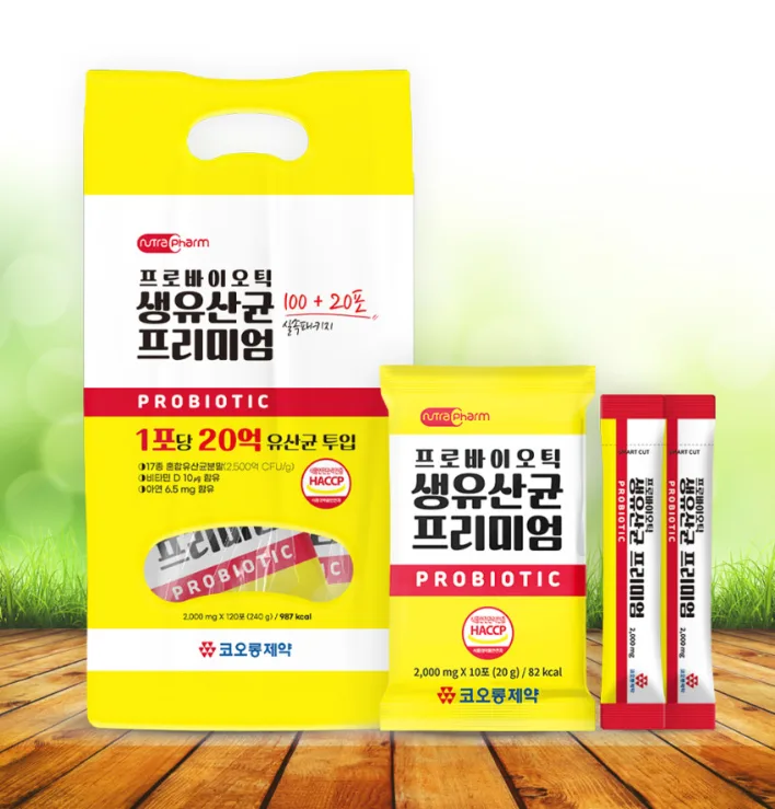 [코오롱제약] 프로바이오틱 생유산균 프리미엄 120포