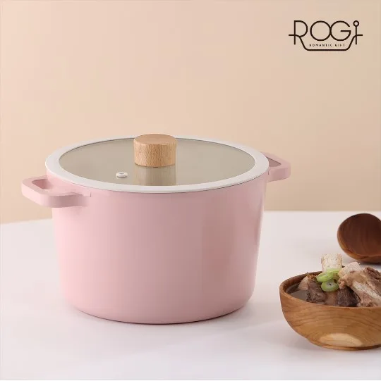 [로기] colo IH파스타 곰솥 22cm (색상 : 로샤)